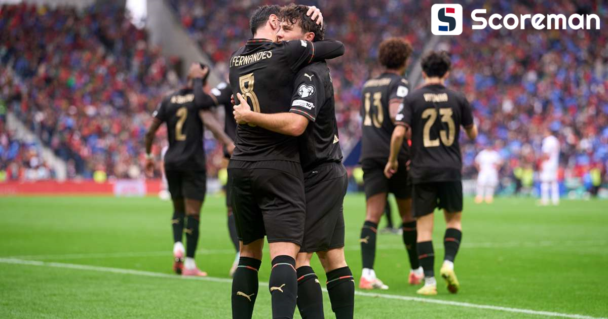 포르투갈, 아르메니아를 9-1 완승... 7회 연속 WC 본선 진출 확정